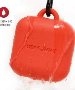 SAFE JAWZ SafeJawz Premium Silicone Case For Mouthguard - Red PROTECTION