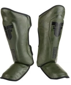 Fighter Shinguards Thai Classic - Khaki/camo, JE1573CKH PROTECTION