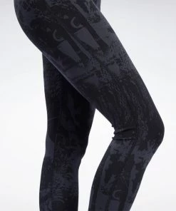 Pants Reebok Combat Jacquard Lux Tights, FK2429 9 Pants Reebok Combat Jacquard Lux Tights, FK2429