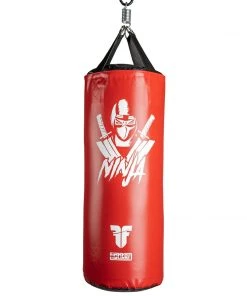 FIGHTER NINJA BOXING HEAVY BAG - RED, FBBN-01