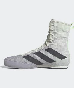 Boxing Shoes Adidas Box Hog 3 - White/grey, FV6584