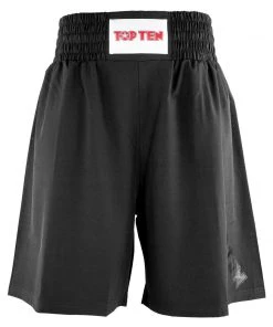 TOP TEN Boxing Shorts - Black, 1804-91