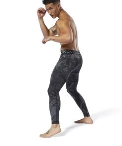 Pants Reebok Jacquard Tights - Black, DU4975 15 Pants Reebok Jacquard Tights - Black, DU4975