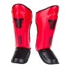 PROTECTION Fighter Shinguards Thai Classic - Red/black, JE1573RB 1 PROTECTION Fighter Shinguards Thai Classic - Red/black, JE1573RB