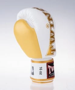 Boxing Gloves Twins - White/gold, BGVL-8-WHITE 8 Boxing Gloves Twins - White/gold, BGVL-8-WHITE