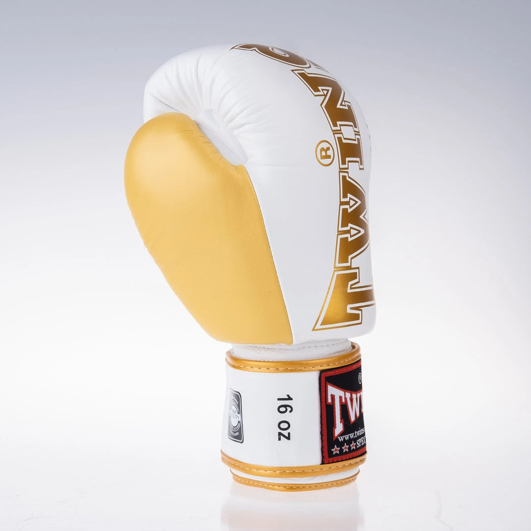 Boxing Gloves Twins - White/gold, BGVL-8-WHITE 5 Boxing Gloves Twins - White/gold, BGVL-8-WHITE