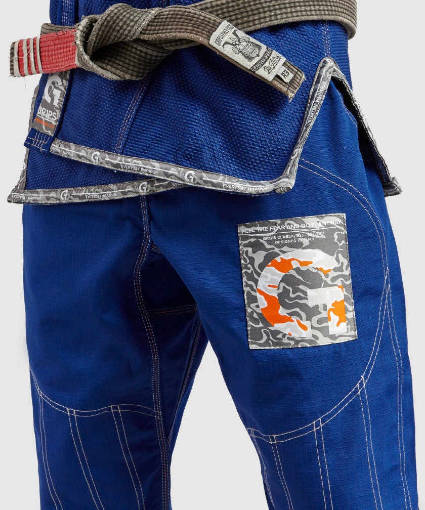 Grips Armadura 2.0 BJJ Kimono Camo - Blue, G10129-BLU 8 Grips Armadura 2.0 BJJ Kimono Camo - Blue, G10129-BLU