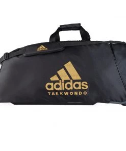 TRAINING Adidas TKD TROLLEY Bag - Black/gold, ADIACC057CS-GOLD