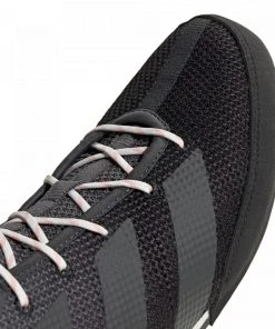 Boxing Shoes Adidas Box Hog 3 - Grey/black, FV6586