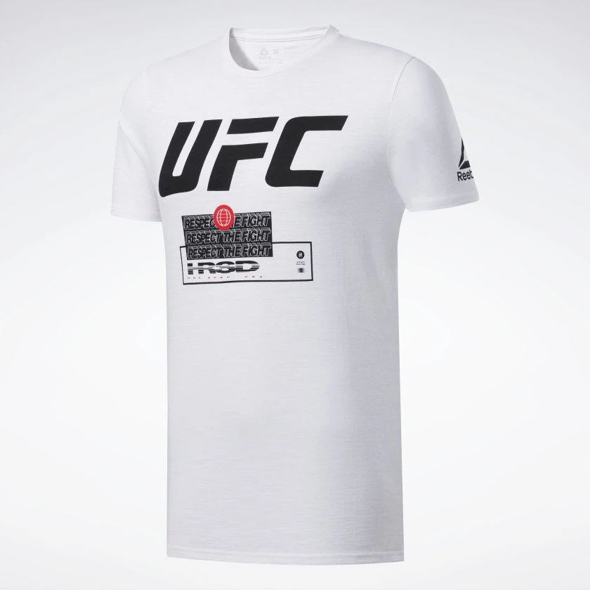 T-Shirts Reebok UFC FG Fight Week Tee- White, FJ5156 3 T-Shirts Reebok UFC FG Fight Week Tee- White, FJ5156