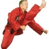 Hayashi Karate Gi KIRIN - Red, 022-4 Karate Uniforms