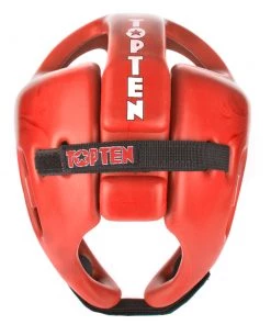 Headguard Top Ten Fight - Red, 4061-4 PROTECTION