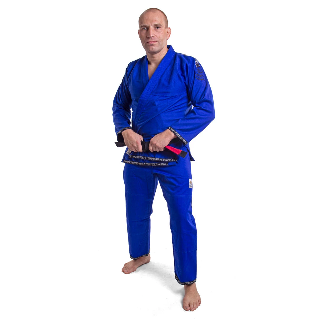 Top Ten Brazilian Jiu Jitsu Uniform Easy - Blue, 15124-6 3 Top Ten Brazilian Jiu Jitsu Uniform Easy - Blue, 15124-6
