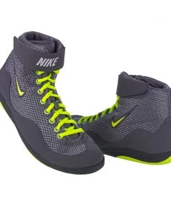 Nike Inflict Wrestling Shoes - Black/neon-green, 325256007