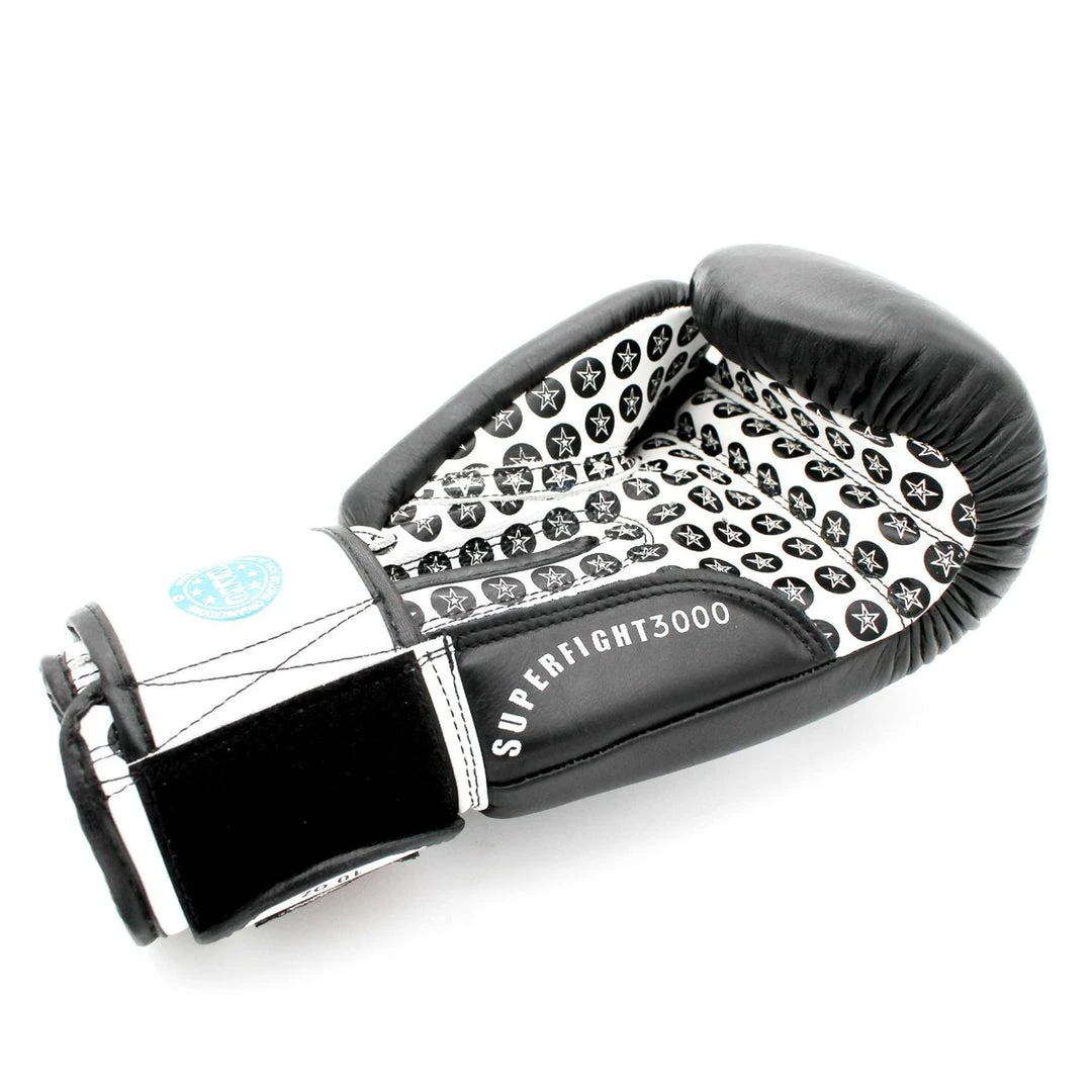 Top Ten Boxing Gloves Superfight Stars - Black/white, 20411-9 4 Top Ten Boxing Gloves Superfight Stars - Black/white, 20411-9