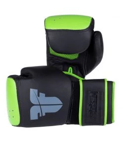 Fighter Bag Gloves Safety - Black/green, FBG-005