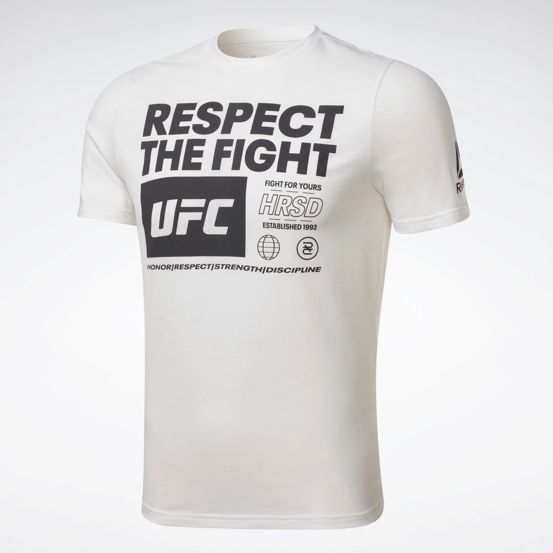 Reebok UFC Fan Gear Mens T-shirt - White, FU1292 T-Shirts 7 Reebok UFC Fan Gear Mens T-shirt - White, FU1292 T-Shirts