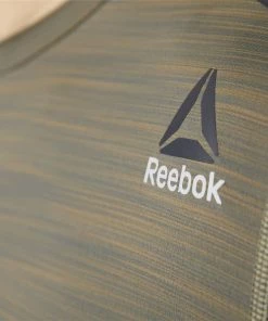 Training T-Shirts Reebok Activchill Tee - Olive Green, BR9671