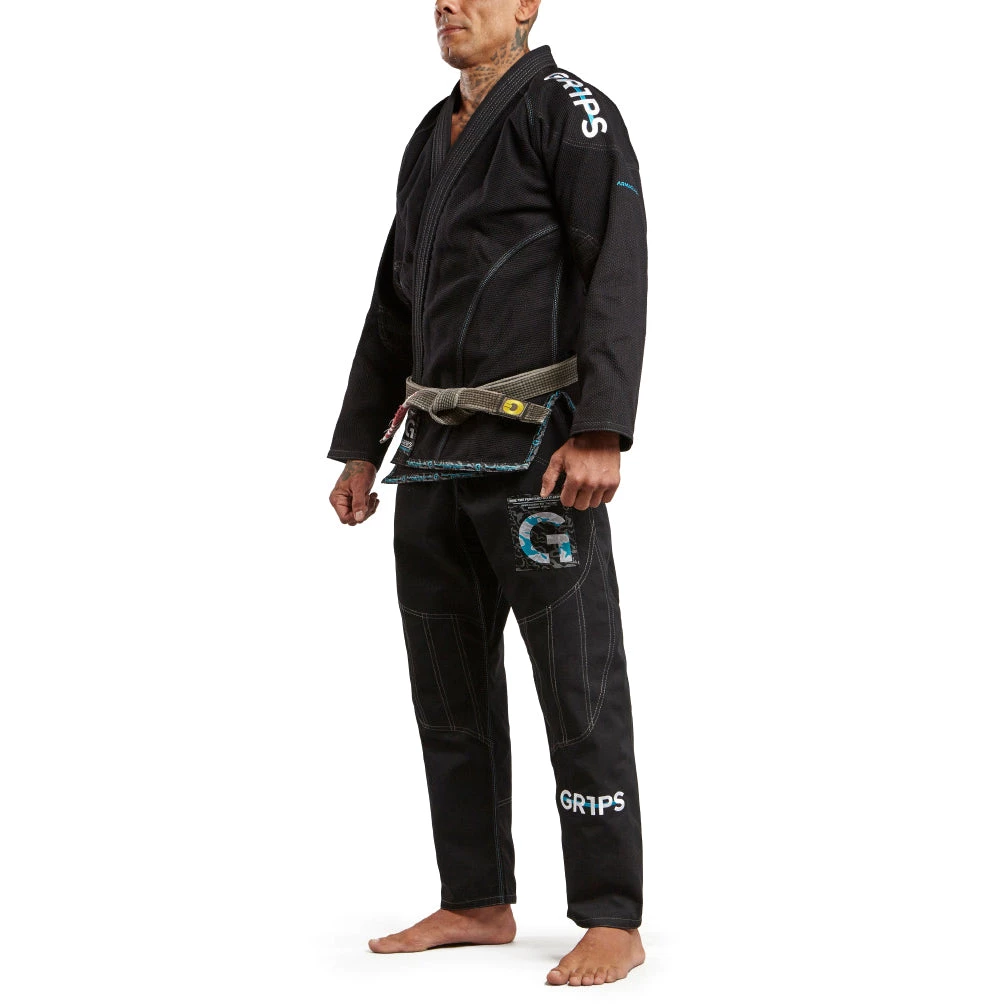 BJJ Uniforms Grips Armadura 2.0 BJJ Kimono Camo - Black, G10129-BLK 9 BJJ Uniforms Grips Armadura 2.0 BJJ Kimono Camo - Black, G10129-BLK
