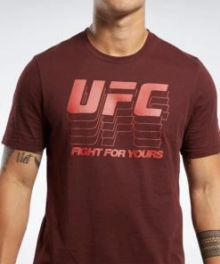 Reebok UFC Logo T-shirt - Bordo, FK2344