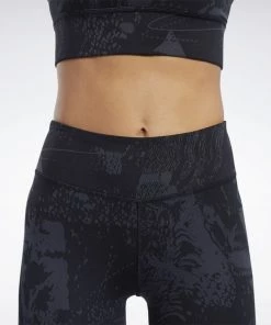 Pants Reebok Combat Jacquard Lux Tights, FK2429
