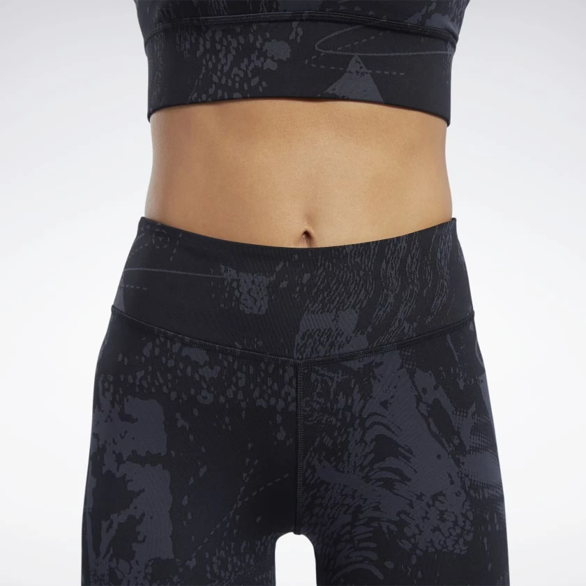 Pants Reebok Combat Jacquard Lux Tights, FK2429 4 Pants Reebok Combat Jacquard Lux Tights, FK2429