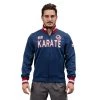 Hoodies Daedo Slim Jacket Karate - Blue/white, CH2220