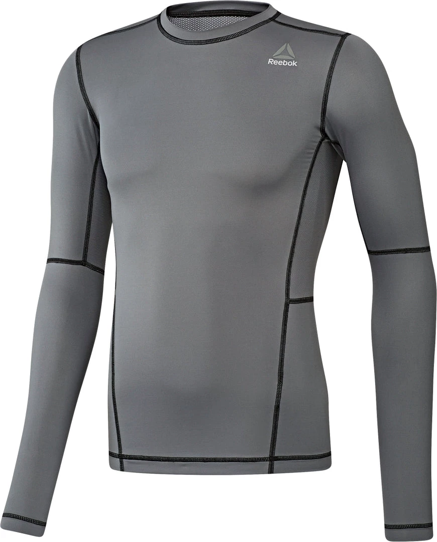 Reebok LS Compression Tee, BK4179 Workout T-Shirts 2 Reebok LS Compression Tee, BK4179 Workout T-Shirts