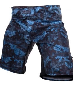 Fighter MMA Shorts - Urban Camo -blue, FSHM-11
