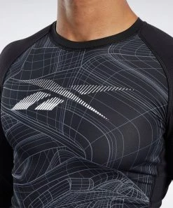 Reebok Compression Long Sleeve Tee, FS8581 Training T-Shirts