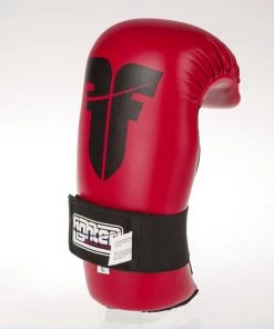 Fighter Open Gloves Strap - Dark Red, FOG-001R