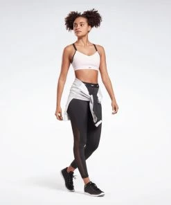 Reebok Hero Medium - Impact Strappy Bra - Pink, FK5339