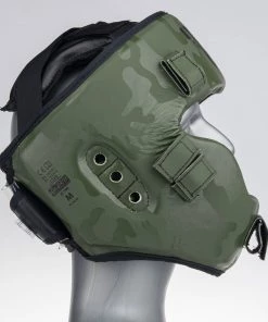 Fighter Shock Head Guard - Khaki/camo, JE999-KHC