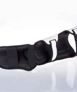 Fighter Shinguards Thai Ergo - White, FSG-004WB 12 Fighter Shinguards Thai Ergo - White, FSG-004WB