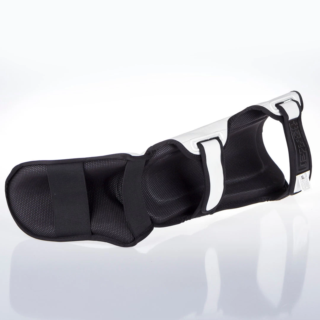 Fighter Shinguards Thai Ergo - White, FSG-004WB 7 Fighter Shinguards Thai Ergo - White, FSG-004WB