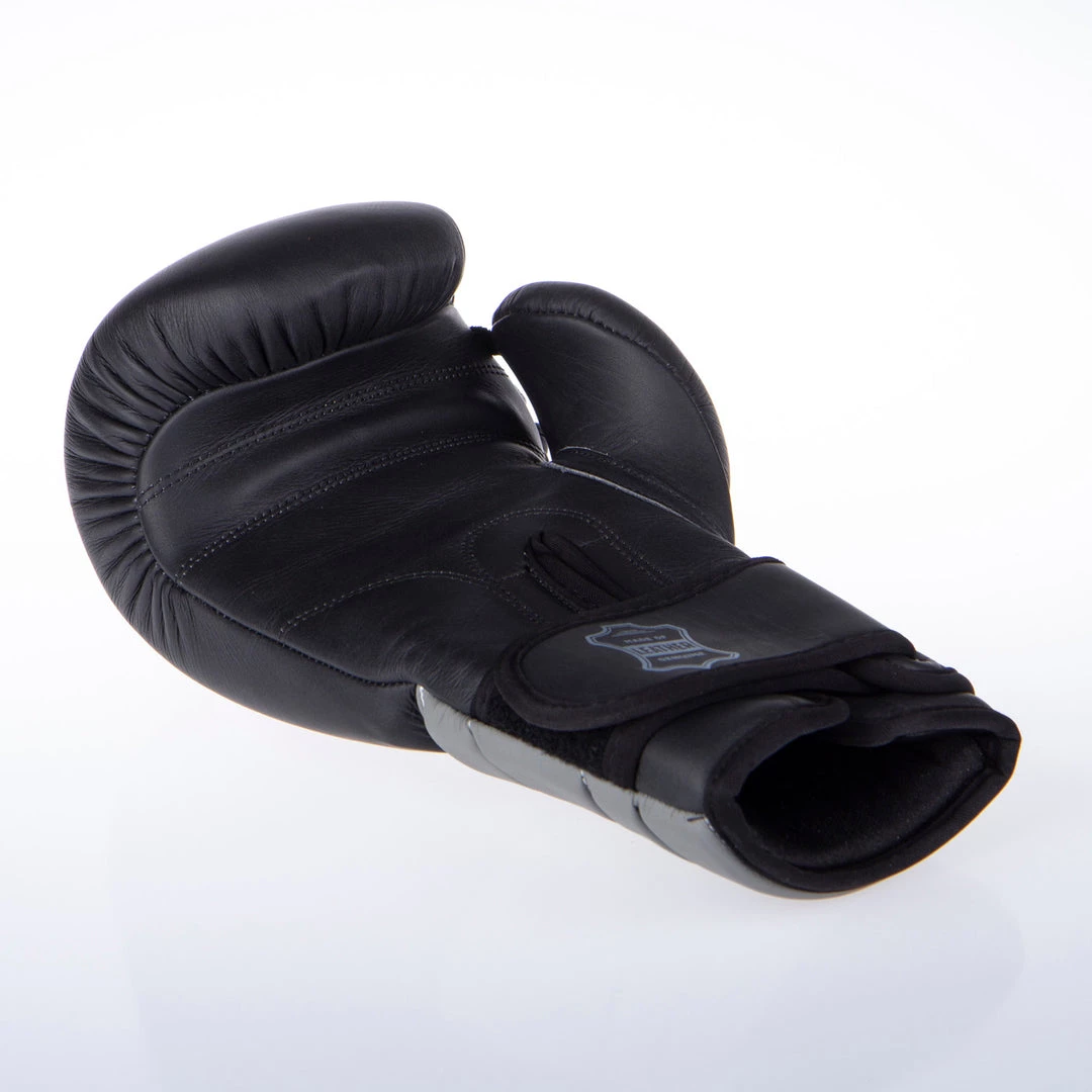 Fighter Boxing Gloves Sparring - Black/gray, FBG-002-BG 10 Fighter Boxing Gloves Sparring - Black/gray, FBG-002-BG