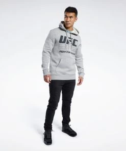 Hoodies Reebok UFC FG Hoodie - Grey, FK2342 12 Hoodies Reebok UFC FG Hoodie - Grey, FK2342