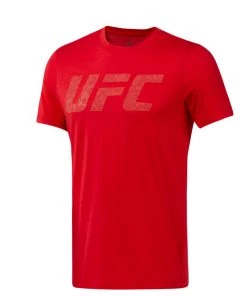 T-Shirts Reebok UFC Logo T-shirt - Red, D95021