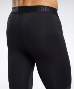 Reebok Workout Ready Compression Tights - Black, FP9107 Pants