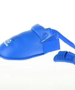 Hayashi Karate Kickprotector - Instep And Shin WKF - Blue, 343-6N
