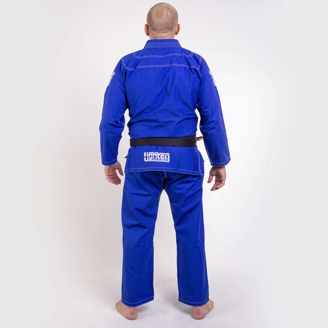 Fighter BJJ Kimono Rice Straw - Blue, BJJBLU-07 BJJ Uniforms 10 Fighter BJJ Kimono Rice Straw - Blue, BJJBLU-07 BJJ Uniforms