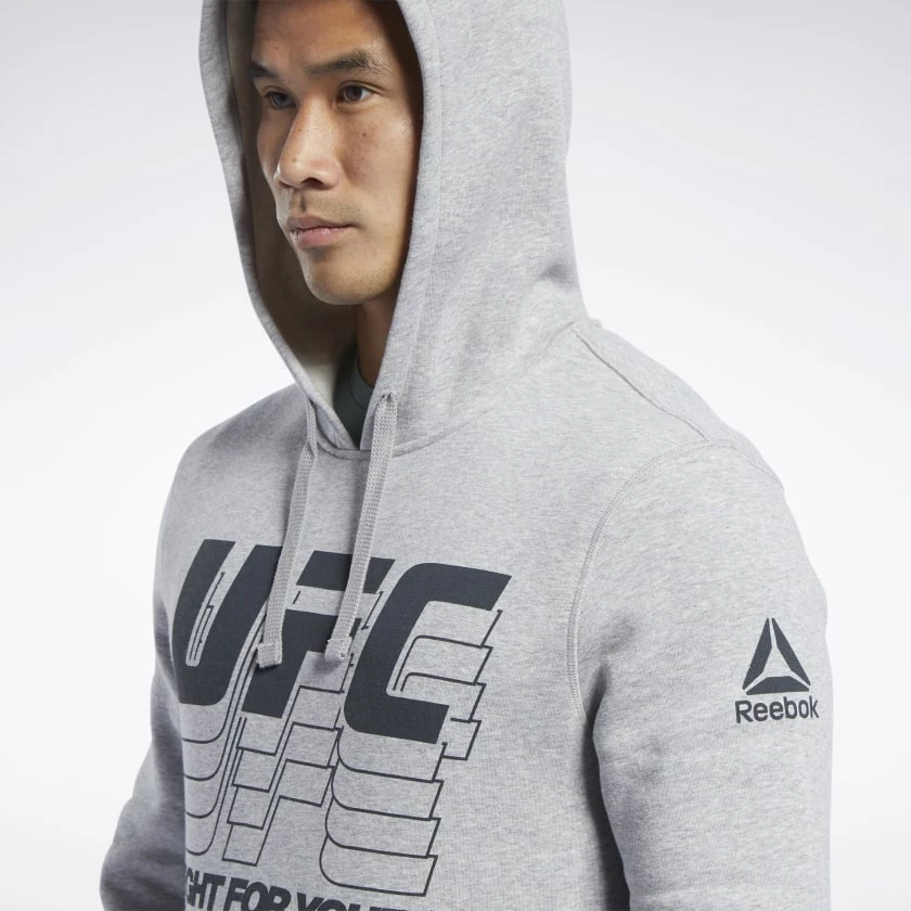 Hoodies Reebok UFC FG Hoodie - Grey, FK2342 6 Hoodies Reebok UFC FG Hoodie - Grey, FK2342