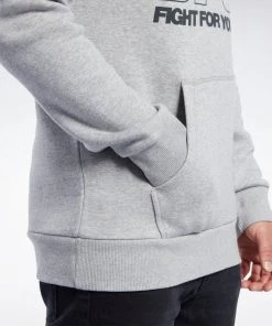 Hoodies Reebok UFC FG Hoodie - Grey, FK2342 10 Hoodies Reebok UFC FG Hoodie - Grey, FK2342