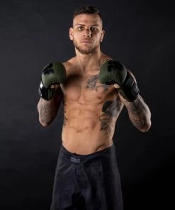 Fighter MMA Shorts - Life Is A Fight - Grey, FSHM-12