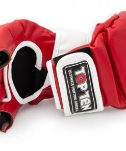 Top Ten MMA Gloves Striking C-Type - Red/white, 23351-41