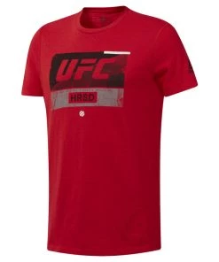 Reebok UFC Fight Week T-shirt - Red, DU4573 T-Shirts