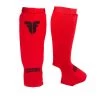 PROTECTION Fighter Shin Instep Guard Competition - Red, FSG-003R 1 PROTECTION Fighter Shin Instep Guard Competition - Red, FSG-003R
