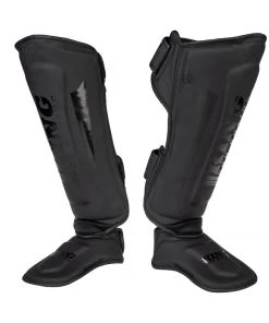 King Pro Boxing Shinguards Revo 4 - Black PROTECTION