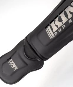 King Pro Boxing Shinguards Revo 4 - Black PROTECTION