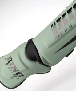 King Pro Boxing Shinguards Revo 5 - Khaki